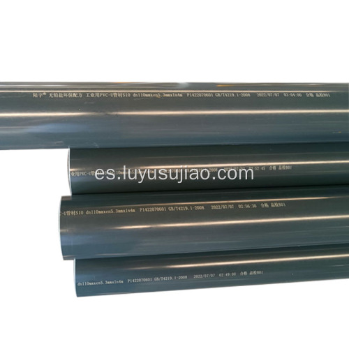 Uso de tuberías de UPVC estándar nacional resistente a productos químicos